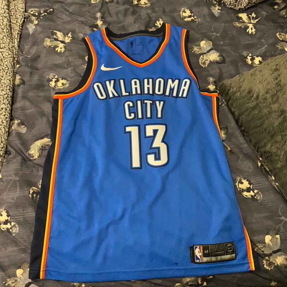 OKC Paul George jersey